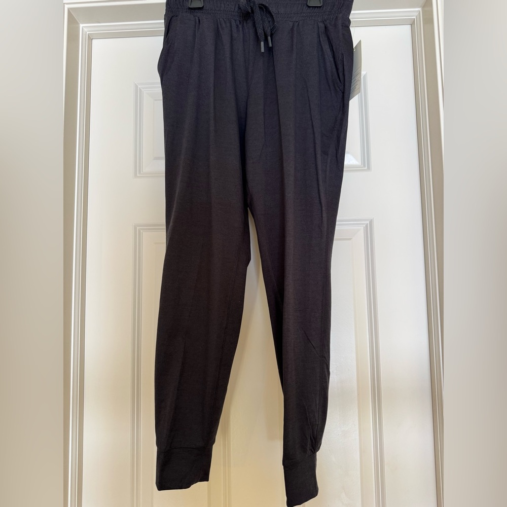 All in Motion Heathered Black Joggers